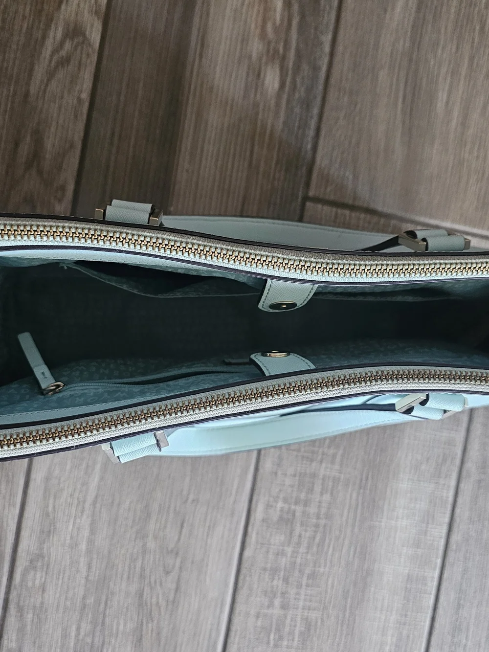 kate spade Pale Blue Structured Satchel Handbag